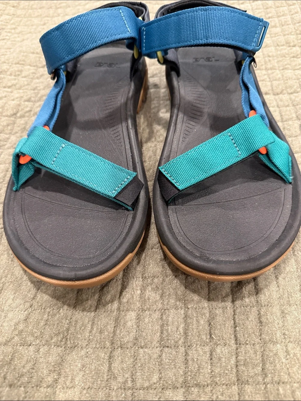 Teva Hurricane XLT2  Blue and Teal Sport Sandals with Adjustable Straps Size 11
